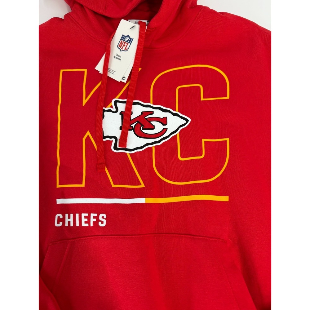Kansas City Chiefs Nike Mens Red City Code Club Pullover Hoodie Size M NWT - Picture 2 of 5